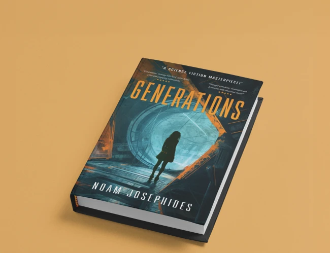Hardcover square mockup